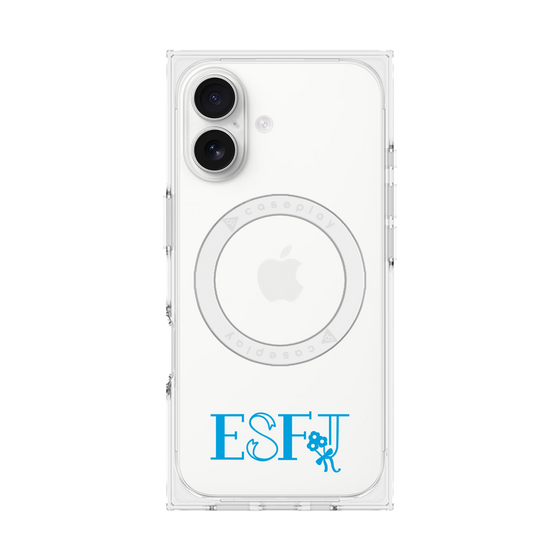 プレミアムスクエアケース with MagSafe［ オリジナル - ESFJ 領事 - アルファベット ］