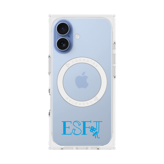 プレミアムスクエアケース with MagSafe［ オリジナル - ESFJ 領事 - アルファベット ］