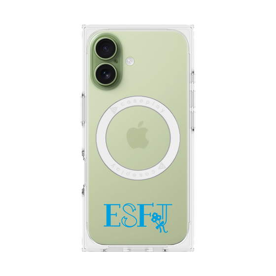 プレミアムスクエアケース with MagSafe［ オリジナル - ESFJ 領事 - アルファベット ］