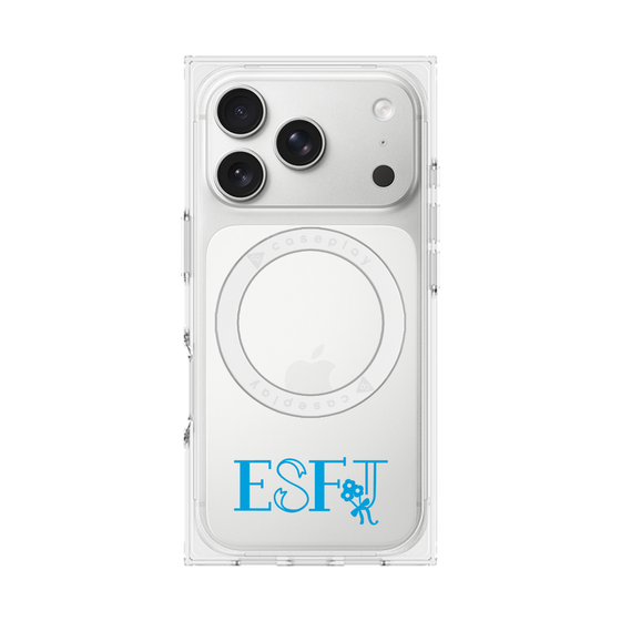 プレミアムスクエアケース with MagSafe［ オリジナル - ESFJ 領事 - アルファベット ］