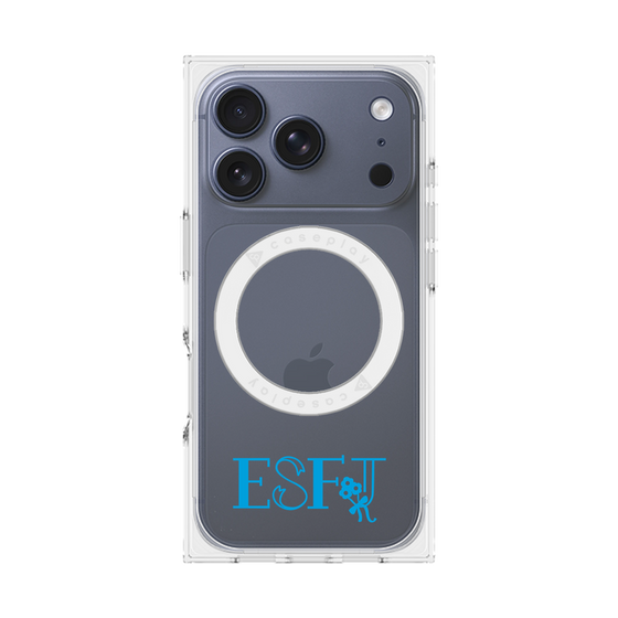 プレミアムスクエアケース with MagSafe［ オリジナル - ESFJ 領事 - アルファベット ］