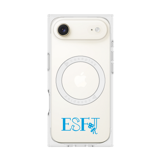 プレミアムスクエアケース with MagSafe［ オリジナル - ESFJ 領事 - アルファベット ］