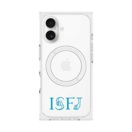 プレミアムスクエアケース with MagSafe［ オリジナル - ISFJ 擁護者 - アルファベット ］