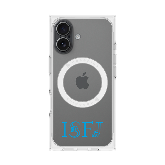 プレミアムスクエアケース with MagSafe［ オリジナル - ISFJ 擁護者 - アルファベット ］