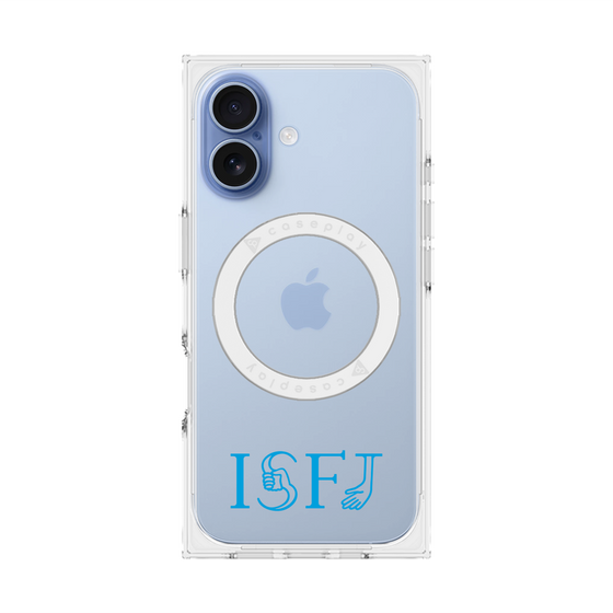 プレミアムスクエアケース with MagSafe［ オリジナル - ISFJ 擁護者 - アルファベット ］