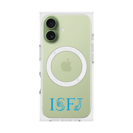 プレミアムスクエアケース with MagSafe［ オリジナル - ISFJ 擁護者 - アルファベット ］
