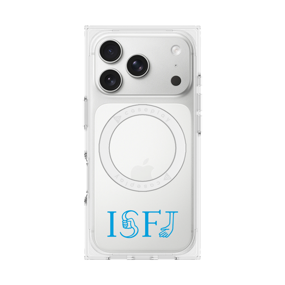 プレミアムスクエアケース with MagSafe［ オリジナル - ISFJ 擁護者 - アルファベット ］