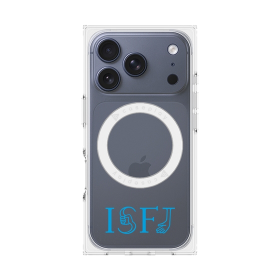 プレミアムスクエアケース with MagSafe［ オリジナル - ISFJ 擁護者 - アルファベット ］
