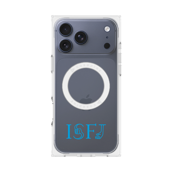 プレミアムスクエアケース with MagSafe［ オリジナル - ISFJ 擁護者 - アルファベット ］