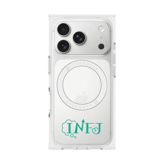 プレミアムスクエアケース with MagSafe［ オリジナル - INFJ 提唱者 - アルファベット ］