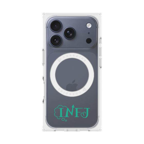 プレミアムスクエアケース with MagSafe［ オリジナル - INFJ 提唱者 - アルファベット ］