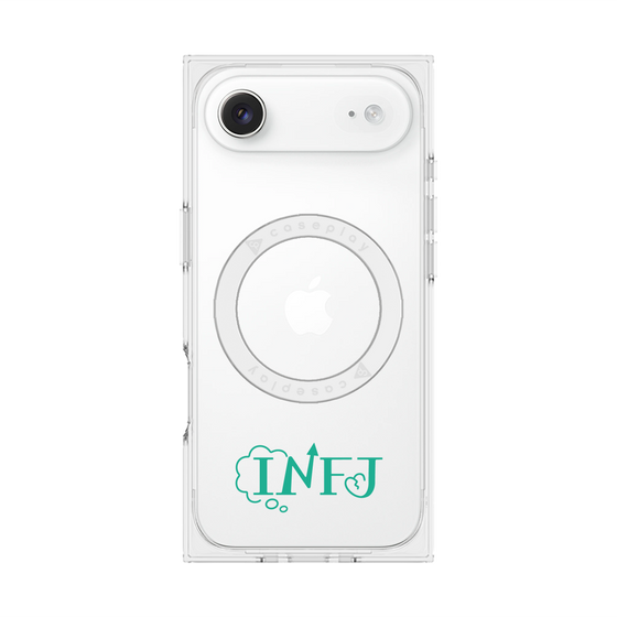 プレミアムスクエアケース with MagSafe［ オリジナル - INFJ 提唱者 - アルファベット ］
