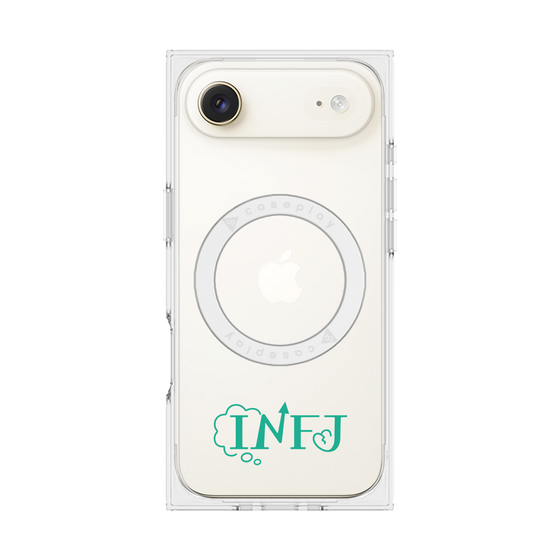 プレミアムスクエアケース with MagSafe［ オリジナル - INFJ 提唱者 - アルファベット ］