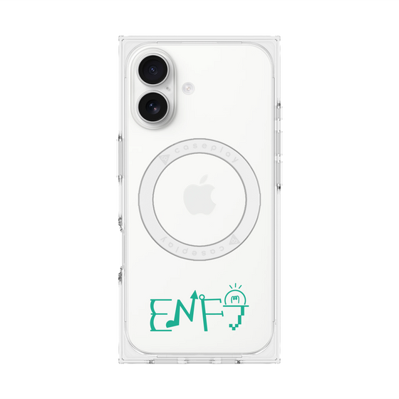 プレミアムスクエアケース with MagSafe［ オリジナル - ENFJ 主人公 - アルファベット ］