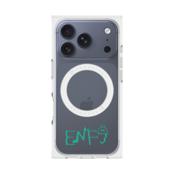 プレミアムスクエアケース with MagSafe［ オリジナル - ENFJ 主人公 - アルファベット ］