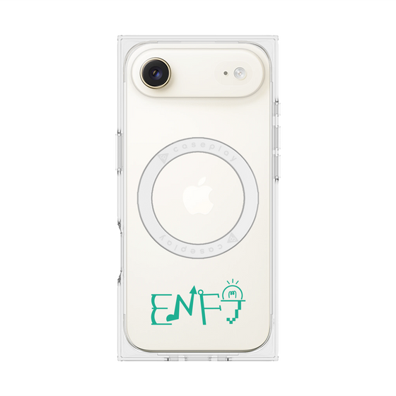 プレミアムスクエアケース with MagSafe［ オリジナル - ENFJ 主人公 - アルファベット ］