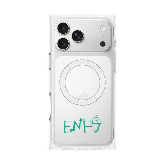 プレミアムスクエアケース with MagSafe［ オリジナル - ENFJ 主人公 - アルファベット ］