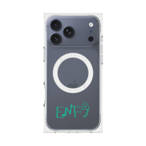 プレミアムスクエアケース with MagSafe［ オリジナル - ENFJ 主人公 - アルファベット ］
