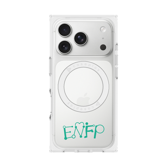 プレミアムスクエアケース with MagSafe［ オリジナル - ENFP 運動家 - アルファベット ］