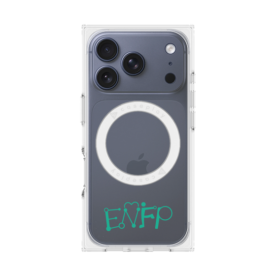 プレミアムスクエアケース with MagSafe［ オリジナル - ENFP 運動家 - アルファベット ］