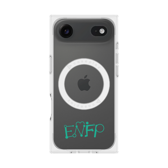 プレミアムスクエアケース with MagSafe［ オリジナル - ENFP 運動家 - アルファベット ］
