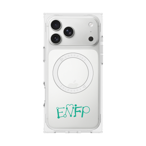 プレミアムスクエアケース with MagSafe［ オリジナル - ENFP 運動家 - アルファベット ］