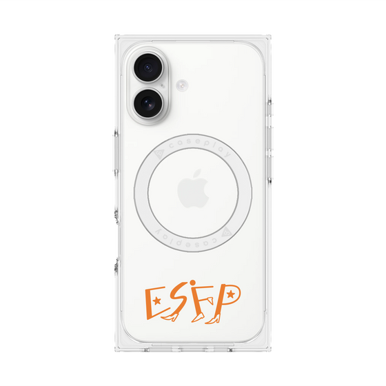 プレミアムスクエアケース with MagSafe［ オリジナル - ESFP エンターテイナー - アルファベット ］