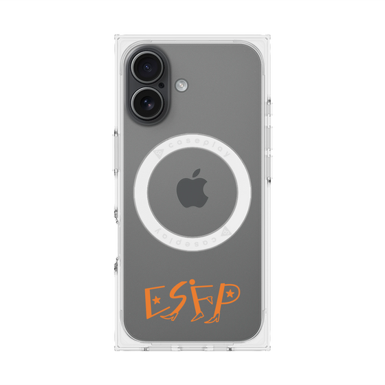プレミアムスクエアケース with MagSafe［ オリジナル - ESFP エンターテイナー - アルファベット ］