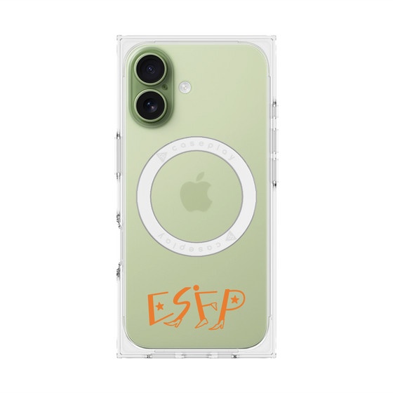 プレミアムスクエアケース with MagSafe［ オリジナル - ESFP エンターテイナー - アルファベット ］