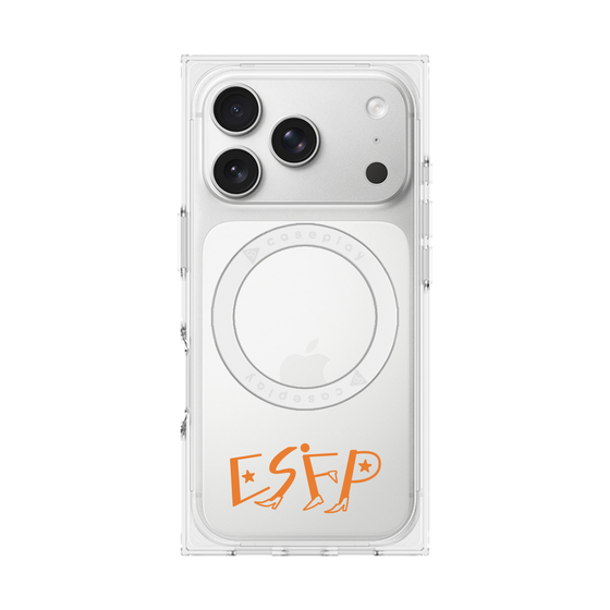 プレミアムスクエアケース with MagSafe［ オリジナル - ESFP エンターテイナー - アルファベット ］