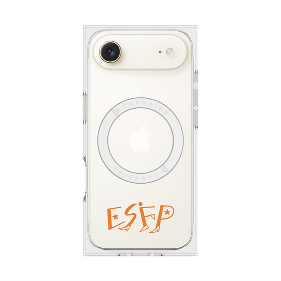 プレミアムスクエアケース with MagSafe［ オリジナル - ESFP エンターテイナー - アルファベット ］
