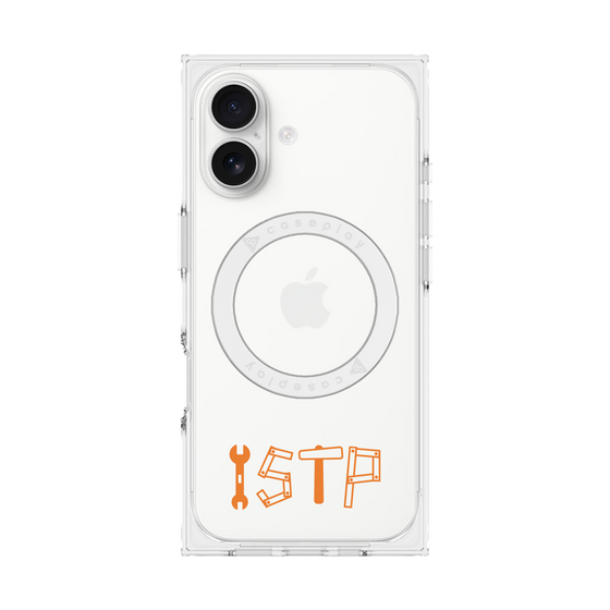 プレミアムスクエアケース with MagSafe［ オリジナル - ISTP 巨匠 - アルファベット ］