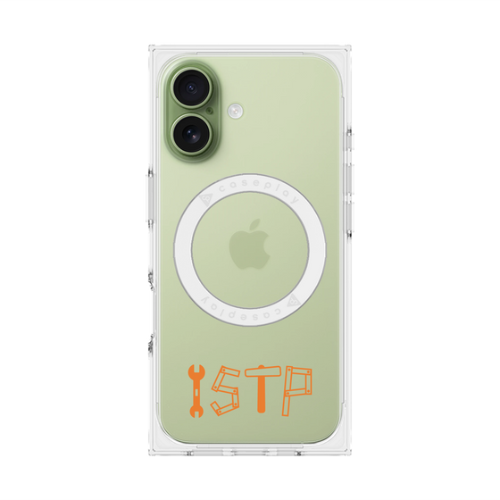 プレミアムスクエアケース with MagSafe［ オリジナル - ISTP 巨匠 - アルファベット ］