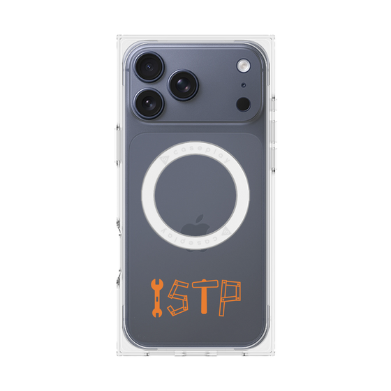 プレミアムスクエアケース with MagSafe［ オリジナル - ISTP 巨匠 - アルファベット ］