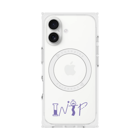 プレミアムスクエアケース with MagSafe［ オリジナル - INTP 論理学者 - アルファベット ］