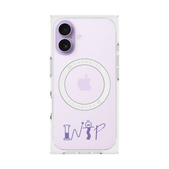 プレミアムスクエアケース with MagSafe［ オリジナル - INTP 論理学者 - アルファベット ］