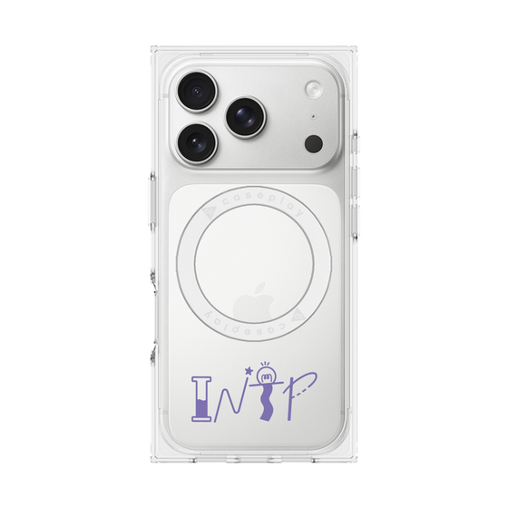 プレミアムスクエアケース with MagSafe［ オリジナル - INTP 論理学者 - アルファベット ］