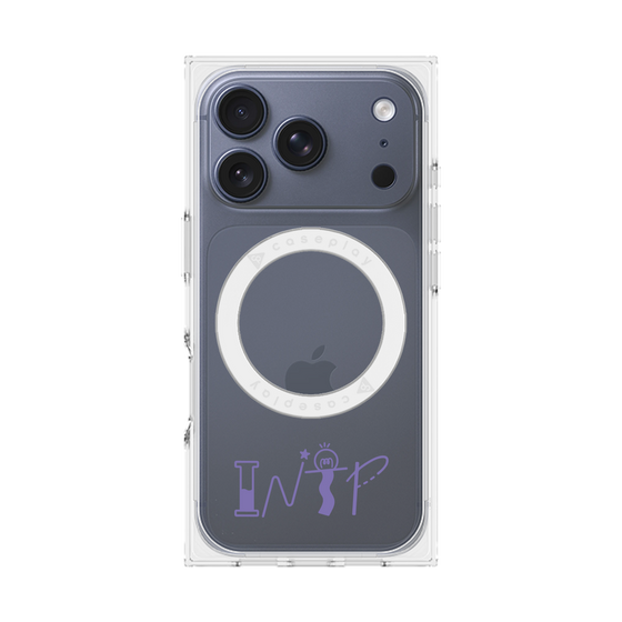 プレミアムスクエアケース with MagSafe［ オリジナル - INTP 論理学者 - アルファベット ］