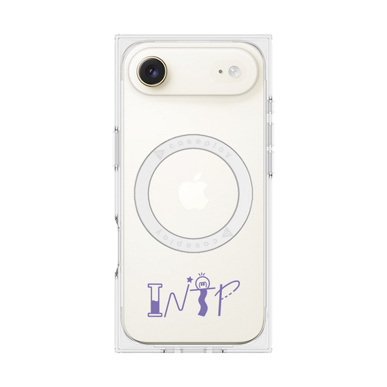 プレミアムスクエアケース with MagSafe［ オリジナル - INTP 論理学者 - アルファベット ］