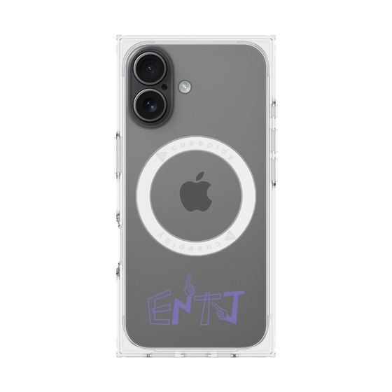 プレミアムスクエアケース with MagSafe［ オリジナル - ENTJ 指揮官 - アルファベット ］