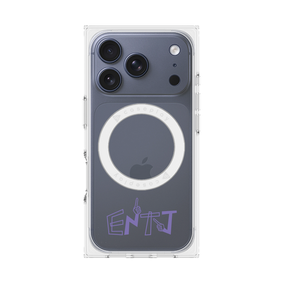 プレミアムスクエアケース with MagSafe［ オリジナル - ENTJ 指揮官 - アルファベット ］
