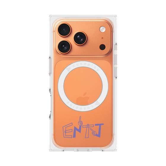プレミアムスクエアケース with MagSafe［ オリジナル - ENTJ 指揮官 - アルファベット ］