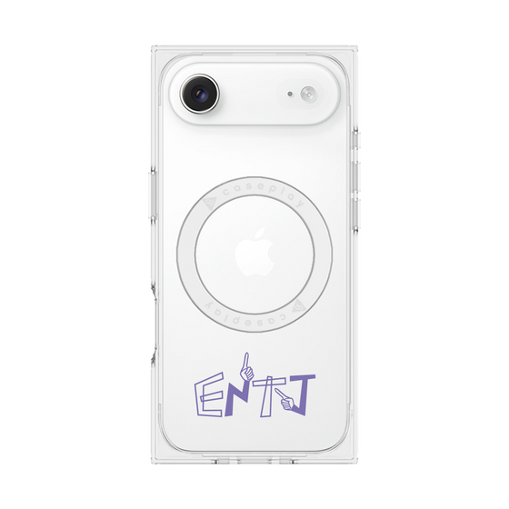 プレミアムスクエアケース with MagSafe［ オリジナル - ENTJ 指揮官 - アルファベット ］