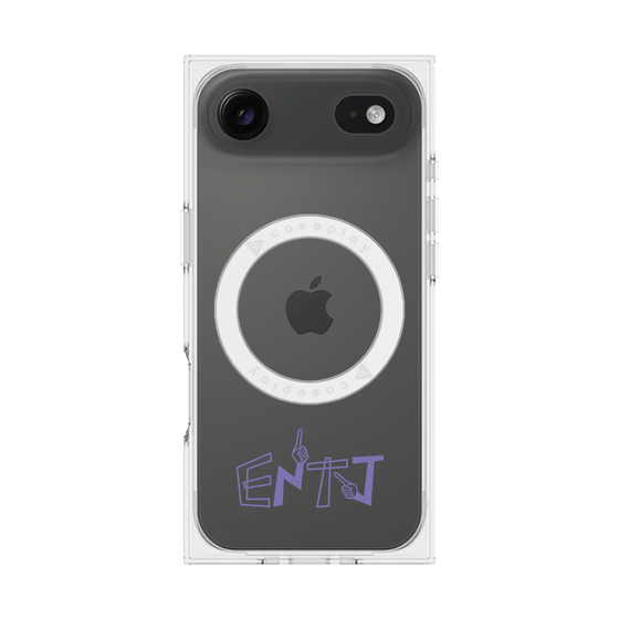 プレミアムスクエアケース with MagSafe［ オリジナル - ENTJ 指揮官 - アルファベット ］