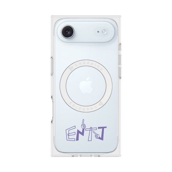プレミアムスクエアケース with MagSafe［ オリジナル - ENTJ 指揮官 - アルファベット ］