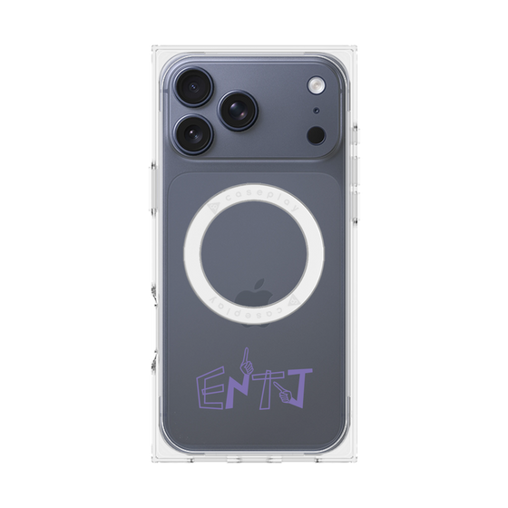 プレミアムスクエアケース with MagSafe［ オリジナル - ENTJ 指揮官 - アルファベット ］