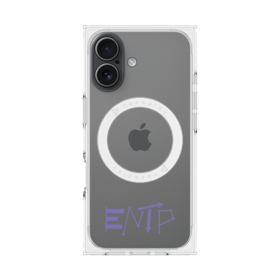 プレミアムスクエアケース with MagSafe［ オリジナル - ENTP 討論者 - アルファベット ］