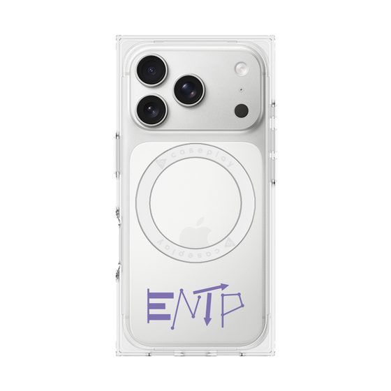 プレミアムスクエアケース with MagSafe［ オリジナル - ENTP 討論者 - アルファベット ］