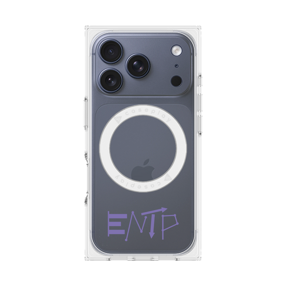 プレミアムスクエアケース with MagSafe［ オリジナル - ENTP 討論者 - アルファベット ］