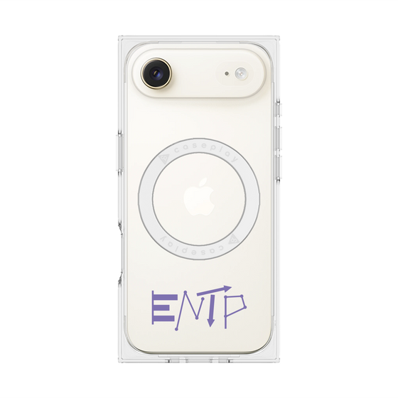 プレミアムスクエアケース with MagSafe［ オリジナル - ENTP 討論者 - アルファベット ］